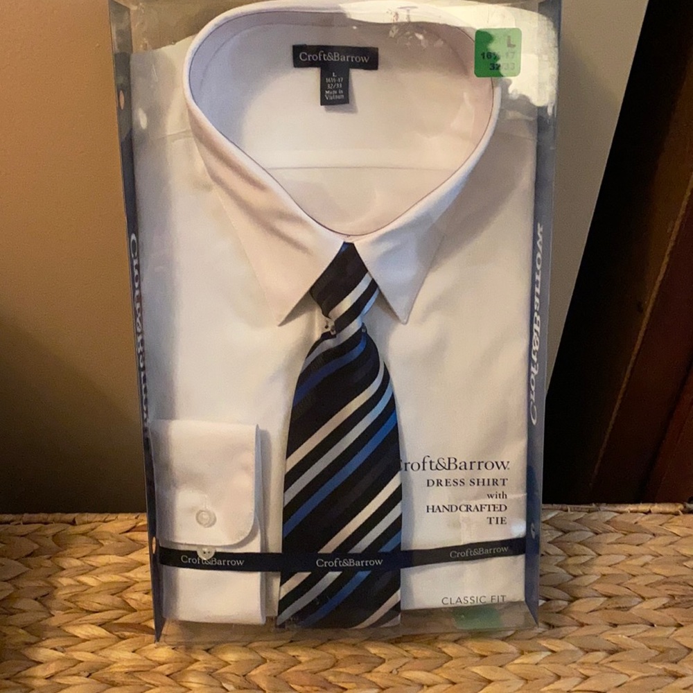 Dress Shirt with Tie